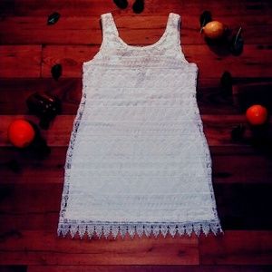 👰H&M White Lace Mini Dress